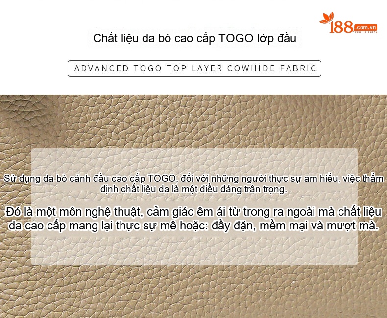 Túi Kelly Da Bò Thủ Công Cao Cấp, Túi Đeo Chéo, Xách Tay Màu Be chi tiết 7