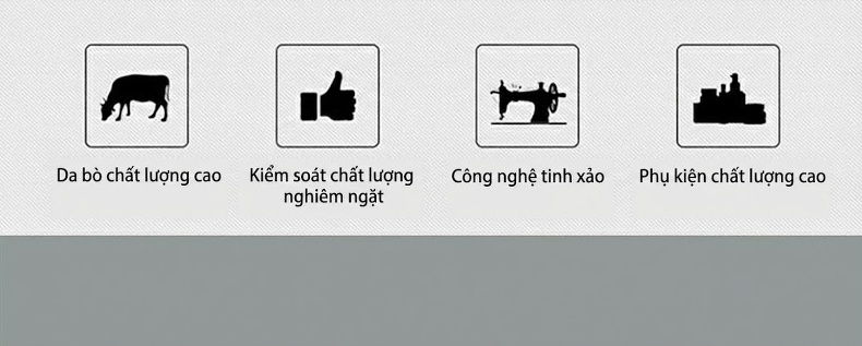 Túi Kelly Da Bò Thủ Công Cao Cấp, Túi Đeo Chéo, Xách Tay Màu Be chi tiết 8