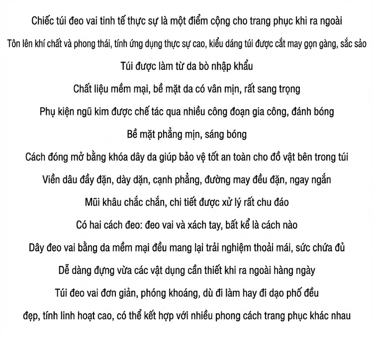 Túi Kelly Đeo Vai/Kẹp Nách Da Thật Đa Năng Màu Nâu, Đỏ Rượu, Xám, Trắng... chi tiết 2