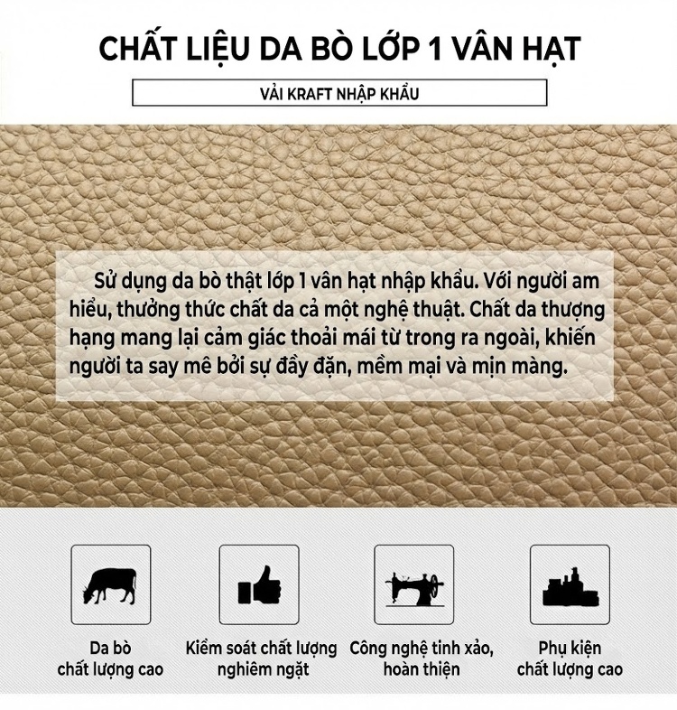Túi Kelly Nữ Da Bò Cao Cấp, Túi Xách Tay, Túi Đeo Vai, Đeo Chéo Màu Nâu, Đen, Đỏ, Kem... chi tiết 10