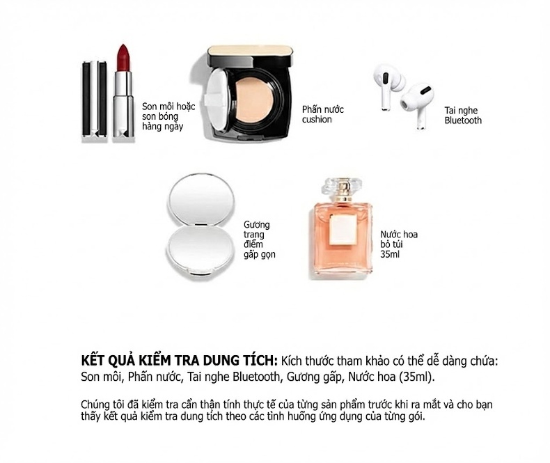 Túi Kẹp Nách Nữ Da Bóng Thiết Kế Đơn Giản Đeo Vai Màu Đen, Trắng, Nâu chi tiết 7