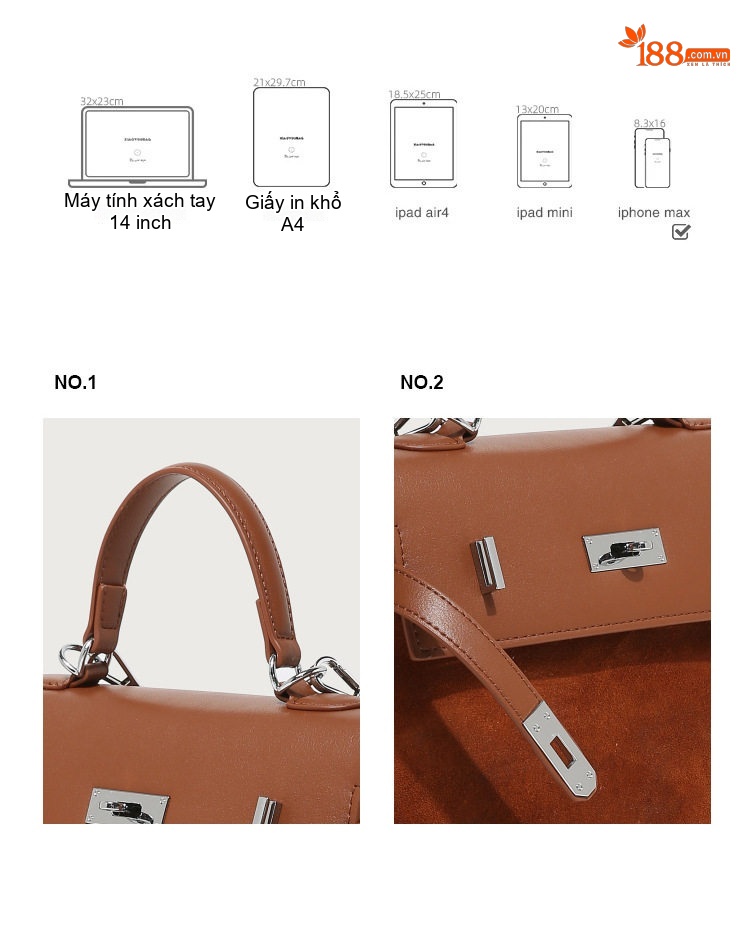 Túi Tote/Balo Nữ Da Mờ Phong Cách Retro Vintage, Túi Đeo Vai/Xách Tay Công Sở, Dung Tích Lớn Màu Nâu, Đen chi tiết 4