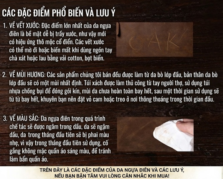 Túi Tote Da Bò Cổ Điển Đựng Tài Liệu, Laptop, Đi Làm, Du Lịch Màu Nâu chi tiết 17
