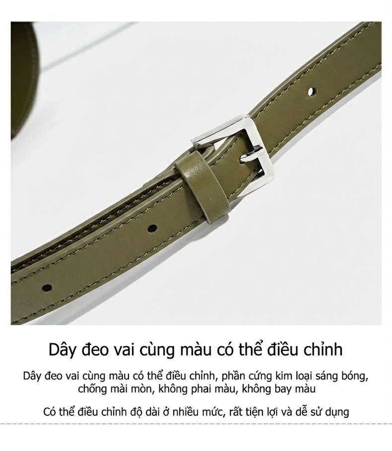 Túi Tote Da Bò Lớn Cao Cấp Phong Cách Retro Đeo Vai/Đeo Chéo Màu Đen, Nâu, Xám, Xanh... chi tiết 12