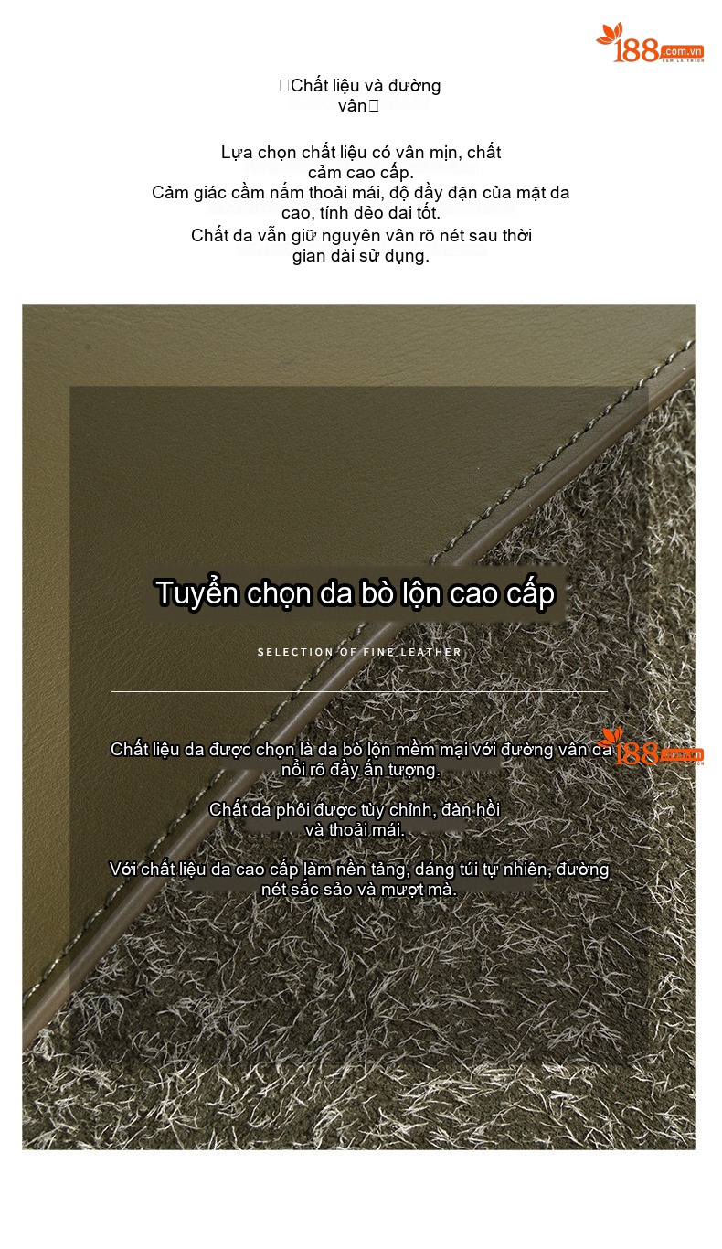 Túi Tote Da Bò Lớn Cao Cấp Phong Cách Retro Đeo Vai/Đeo Chéo Màu Đen, Nâu, Xám, Xanh... chi tiết 9