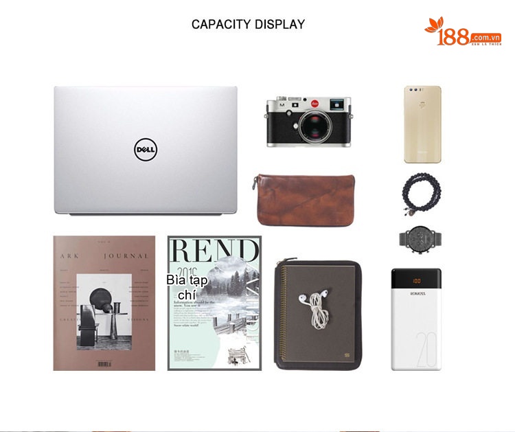 Túi Tote Da Bò Mộc Vintage Đeo Vai Phong Cách Âu Mỹ chi tiết 10