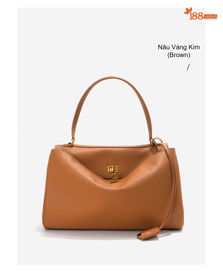 Túi Tote Da Bò Rodeobag Đeo Vai/Xách Tay Phong Cách Lười Biếng 2025 Dung Tích Lớn Màu Đen chi tiết 23