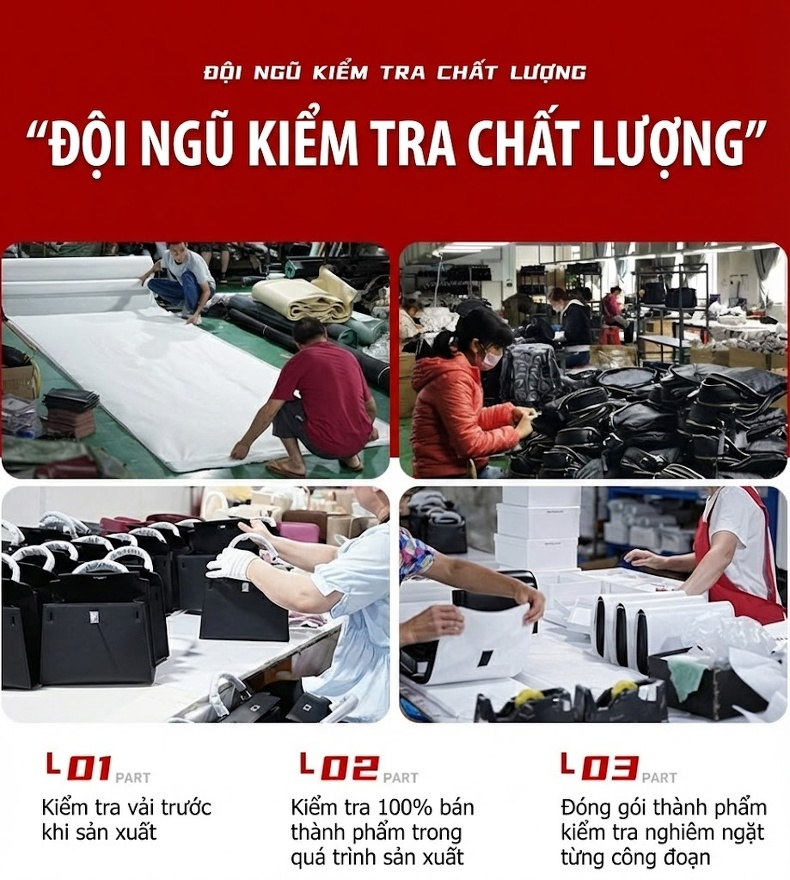 Túi Tote Da Bò Thiết Kế Độc Đáo Đeo Vai/Xách Tay Công Sở Dung Tích Lớn Màu Đen, Xám chi tiết 15