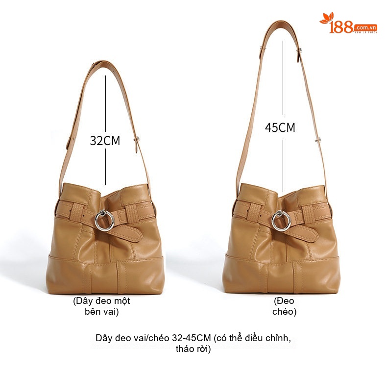 Túi Tote Da Bò Thiết Kế Độc Đáo Sức Chứa Lớn Đeo Vai/Đeo Chéo Phong Cách Vintage Màu Nâu chi tiết 6