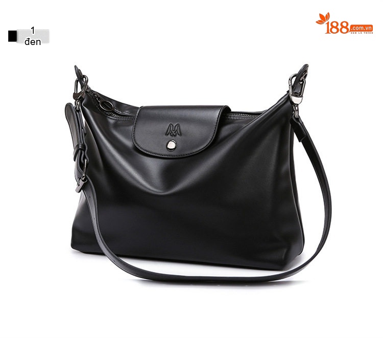 Túi Tote Da Mềm Đeo Vai/Kẹp Nách Công Sở Đựng Vừa A4 Phong Cách Thời Trang Màu Đen, Bạc chi tiết 15