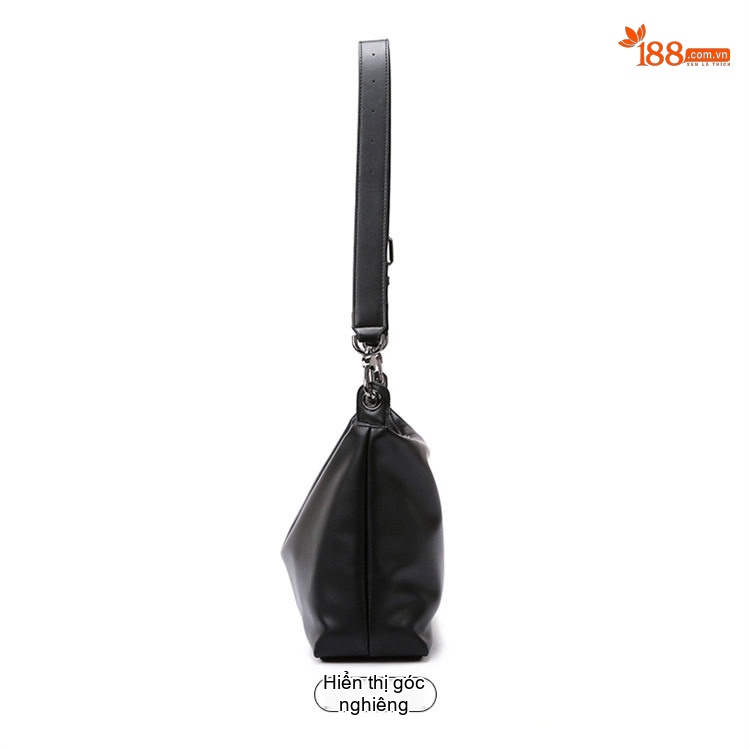 Túi Tote Da Mềm Đeo Vai/Kẹp Nách Công Sở Đựng Vừa A4 Phong Cách Thời Trang Màu Đen, Bạc chi tiết 17