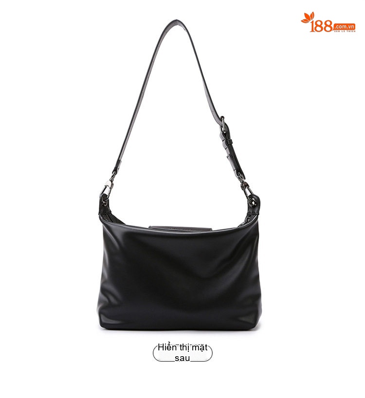 Túi Tote Da Mềm Đeo Vai/Kẹp Nách Công Sở Đựng Vừa A4 Phong Cách Thời Trang Màu Đen, Bạc chi tiết 18