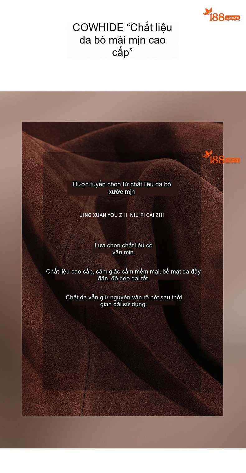 Túi Tote Da Mờ Sức Chứa Lớn Đeo Vai, Đeo Nách Phong Cách Thiết Kế Tối Giản Màu Nâu chi tiết 9
