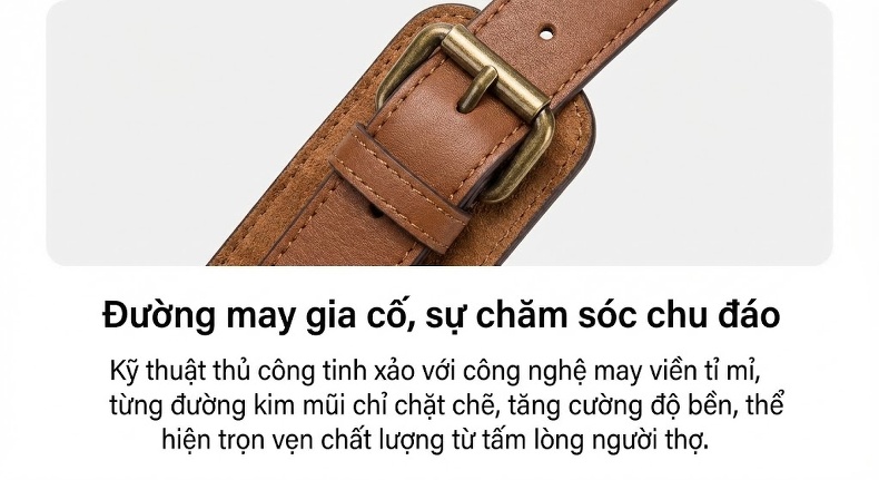 Túi Tote Da Mờ Sức Chứa Lớn Thiết Kế Vintage Đeo Vai, Đeo Chéo Màu Nâu Đỏ chi tiết 12