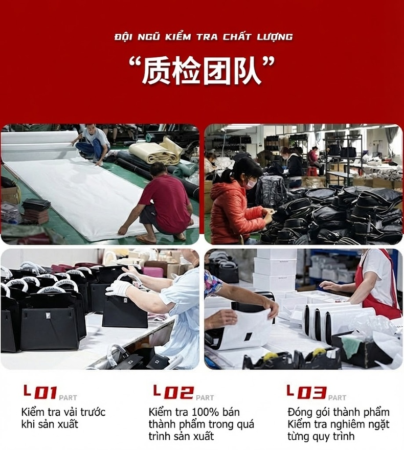 Túi Tote Da Thật Đeo Vai/Xách Tay Sức Chứa Lớn Phong Cách Công Sở Màu Nâu, Be chi tiết 26
