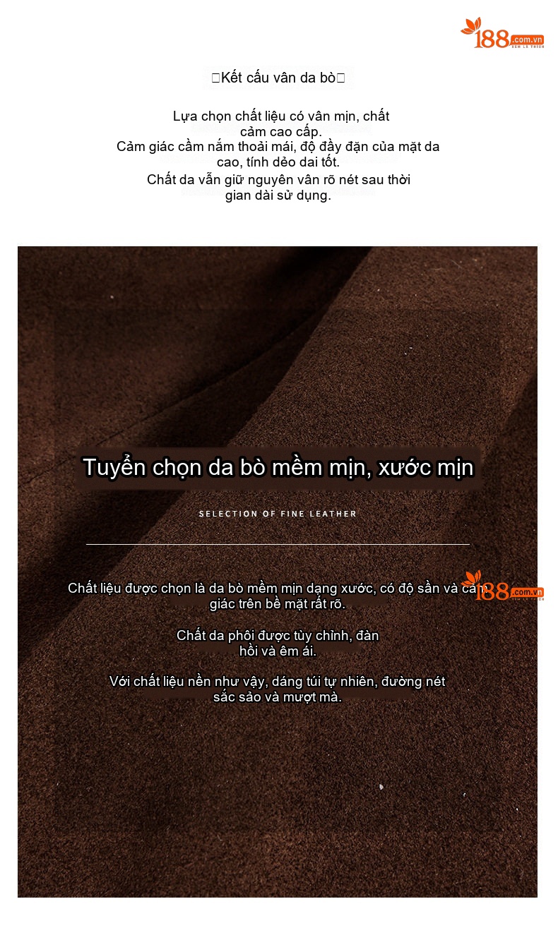 Túi Tote Lông Cừu Non Đeo Vai/Đeo Chéo Dây Xích Phong Cách Tiểu Hương Màu Nâu chi tiết 9