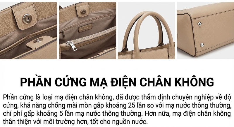 Túi Tote Nữ Da Bò Cao Cấp Dáng Đứng Đeo Vai Công Sở Màu Nâu
