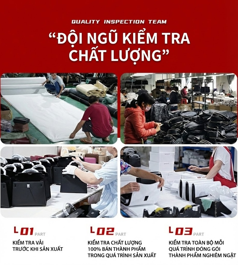 Túi Tote Nữ Da Bò Dáng Đứng Sức Chứa Lớn Đeo Vai Một Bên Màu Nâu chi tiết 31