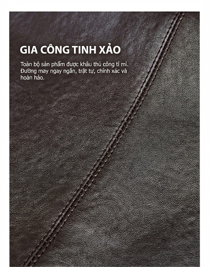 Túi Tote Nữ Da Bò Đeo Vai/Đeo Chéo/Kẹp Nách Cỡ Lớn Phong Cách Retro Màu Đen, Nâu chi tiết 5