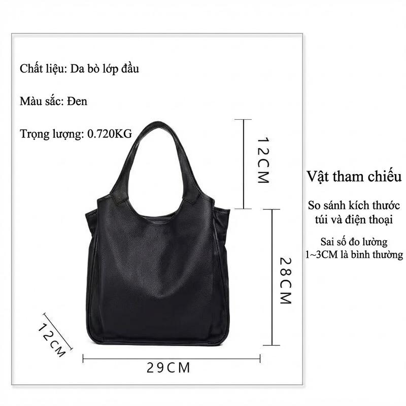 Màu đen cỡ nhỏ