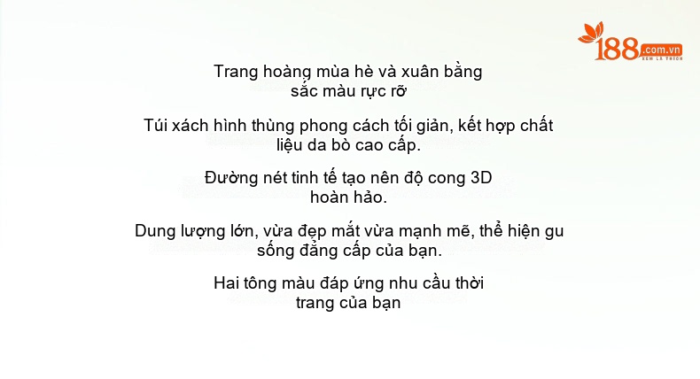 Túi Tote Nữ Da Bò Lớp Hai Đeo Vai Đeo Chéo Màu Trắng Kem, Xanh Lá chi tiết 5