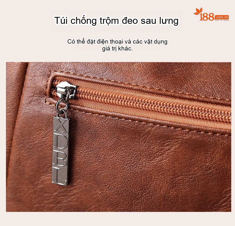 Túi Tote Nữ Da Bóng Đeo Vai Đeo Chéo Phong Cách Âu Mỹ Cổ Điển chi tiết 7