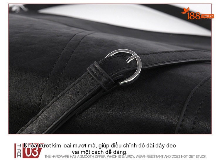 Túi Tote Nữ Da Bóng Đeo Vai Đựng Vừa A4 Phong Cách Casual Màu Đen, Nâu chi tiết 33