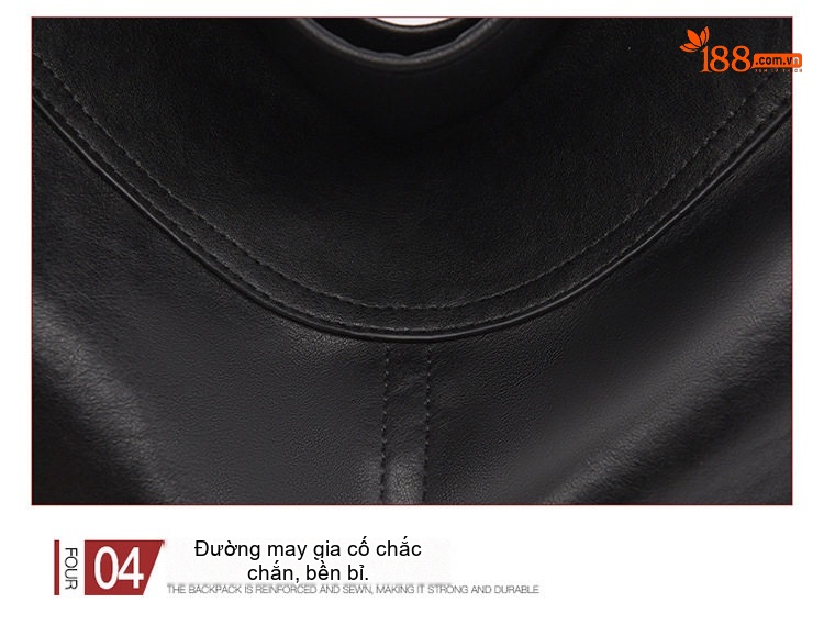 Túi Tote Nữ Da Bóng Đeo Vai Đựng Vừa A4 Phong Cách Casual Màu Đen, Nâu chi tiết 34