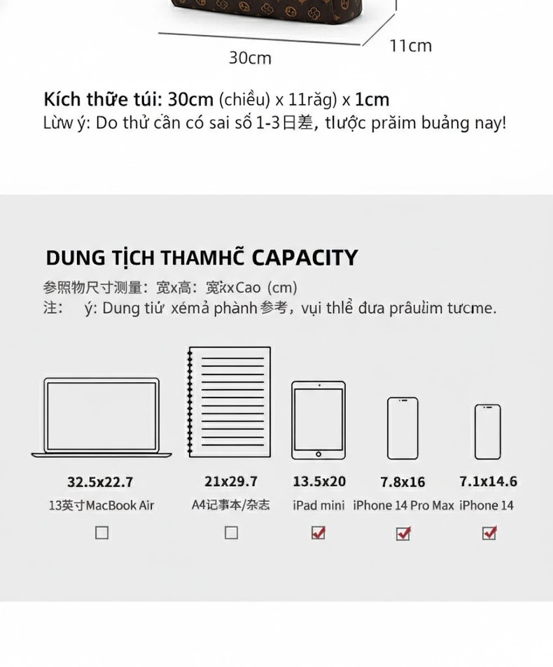 Túi Tote Nữ Da Bóng Họa Tiết Quai Xách Bện Dây Đeo Vai Công Sở Dung Tích Lớn Màu Nâu chi tiết 4