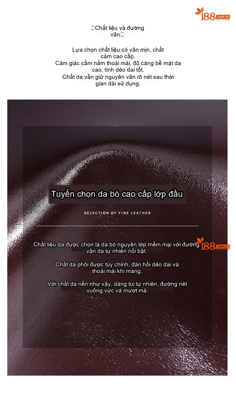 Túi Tote Nữ Da Bóng Lớn Phong Cách Hàn Quốc Đeo Vai, Đeo Chéo Màu Đen, Đỏ Rượu Vang chi tiết 10