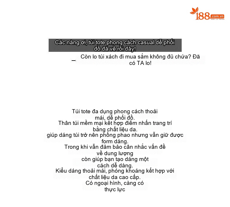 Túi Tote Nữ Da Bóng Sức Chứa Lớn Cao Cấp Túi Đeo Vai Túi Đeo Chéo Đựng Tài Liệu Đi Làm Màu Trắng Kem chi tiết 2