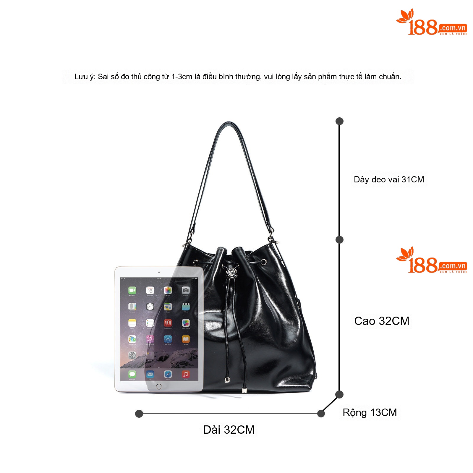 Túi Tote Nữ Da Bóng Thiết Kế Độc Đáo Sức Chứa Lớn Đeo Vai Đeo Nách Màu Đen, Nâu, Đỏ Rượu