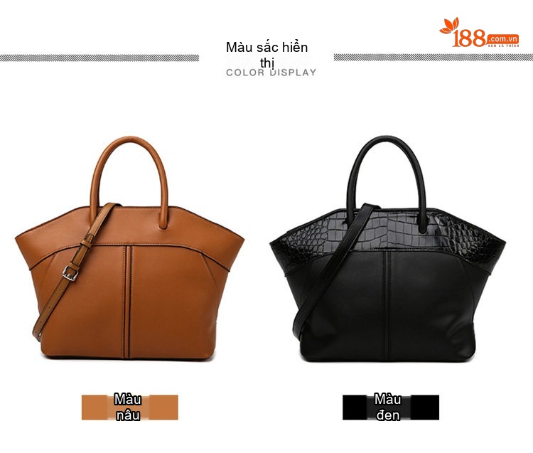 Túi Tote Nữ Da Mềm Cỡ Lớn Công Sở Thời Trang chi tiết 4