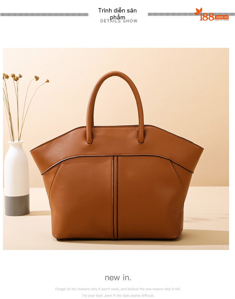 Túi Tote Nữ Da Mềm Cỡ Lớn Công Sở Thời Trang chi tiết 11