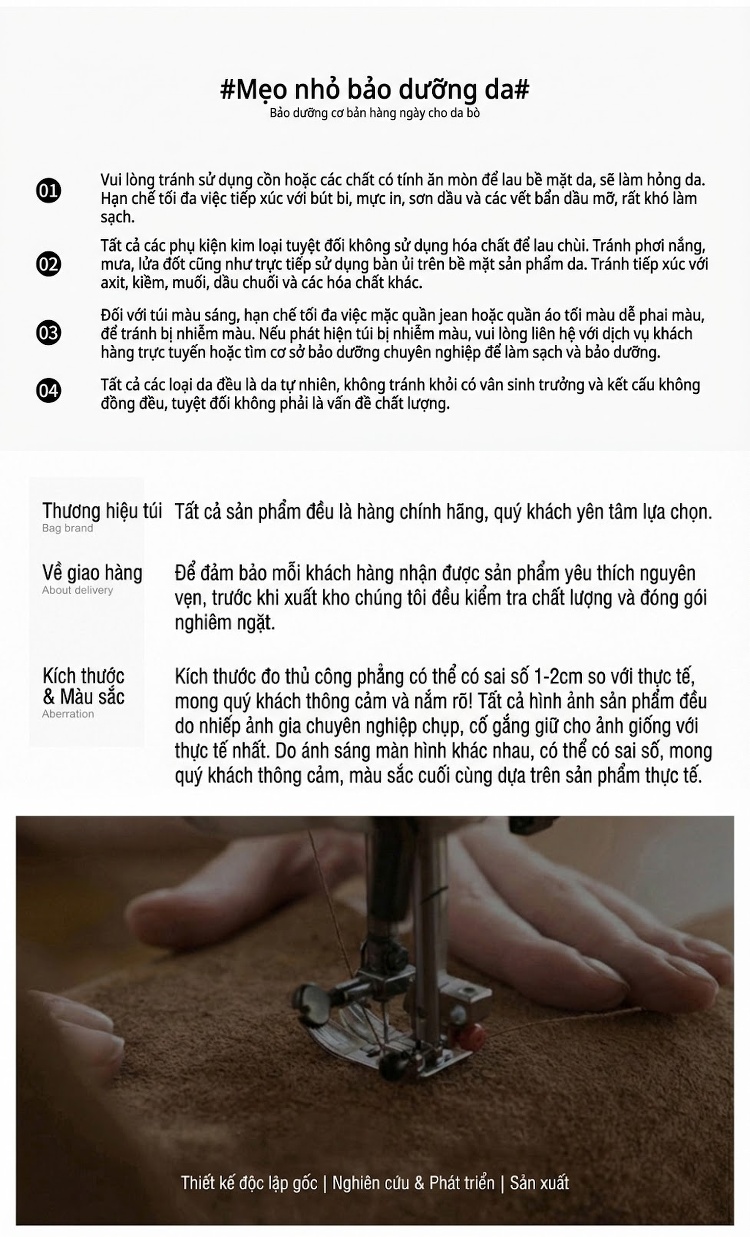 Túi Tote Nữ Da Mềm Đựng Vừa A4 Quai Xách Tay & Đeo Vai Phong Cách Casual Màu Be, Xám chi tiết 21