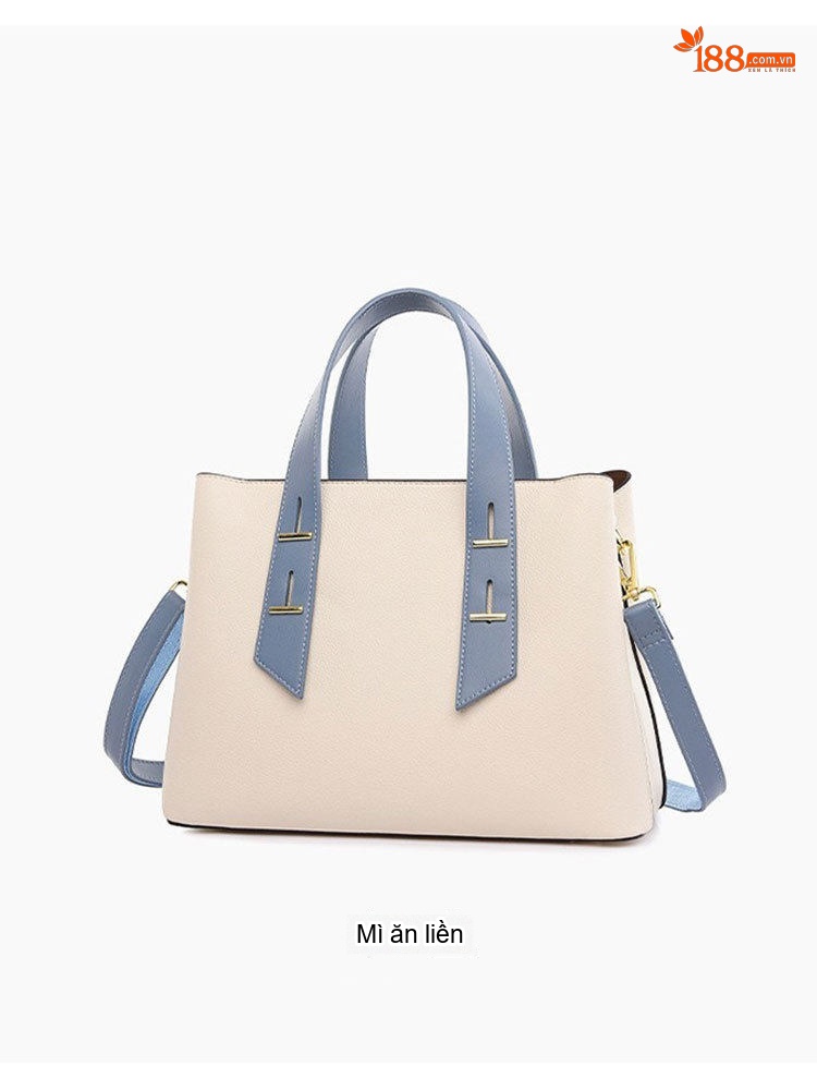 Túi Tote Nữ Da Mềm Sức Chứa Lớn Đeo Chéo Phong Cách Tối Giản Màu Đen, Nâu chi tiết 27