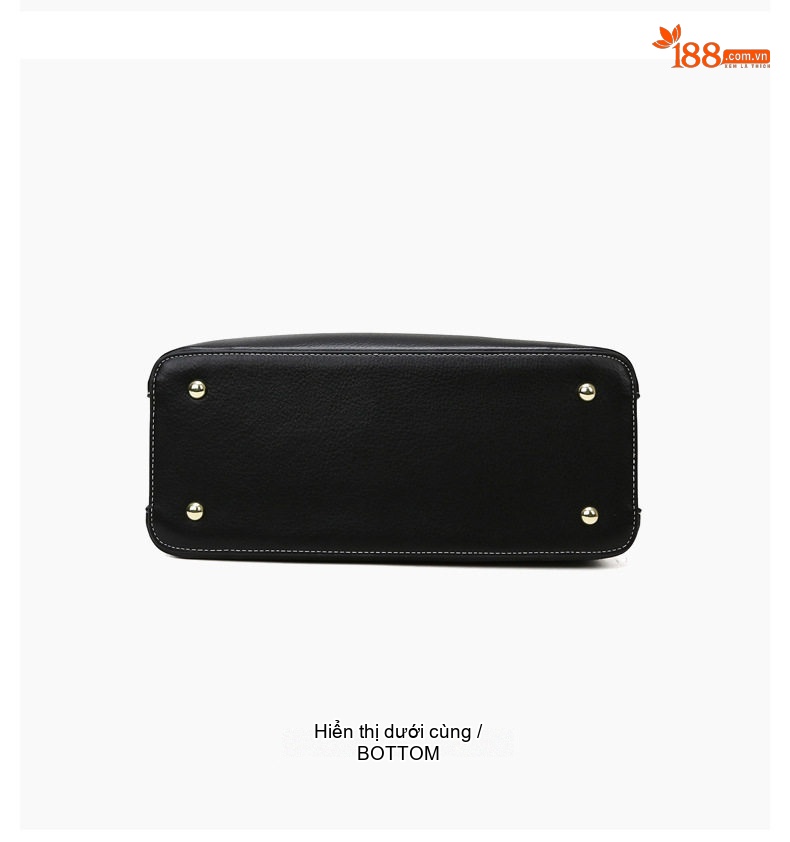 Túi Tote Nữ Da Mờ Công Sở Đựng Laptop Sức Chứa Lớn Màu Đen chi tiết 19