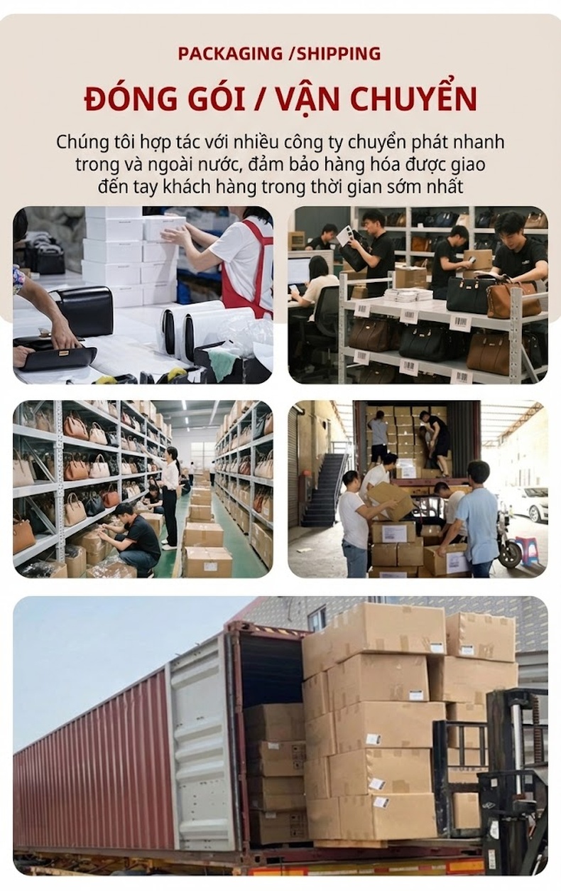 Túi Tote Nữ Da Mờ, Da Bóng, Túi Đeo Vai Nữ Sức Chứa Lớn Phong Cách Cổ Điển Màu Nâu, Be chi tiết 34