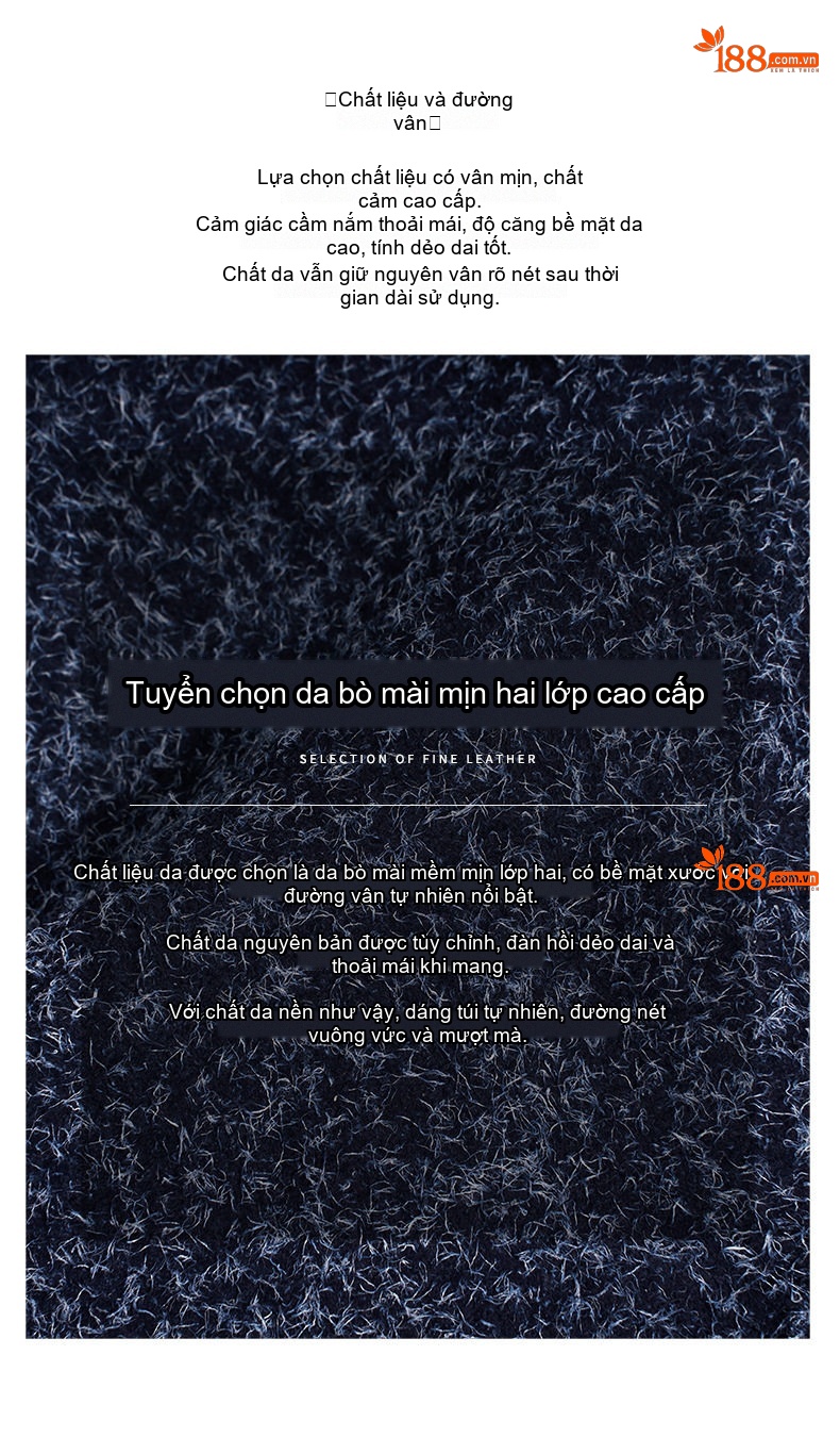 Túi Tote Nữ Da Mờ Đeo Vai Sức Chứa Lớn Màu Xanh Navy, Đỏ chi tiết 9