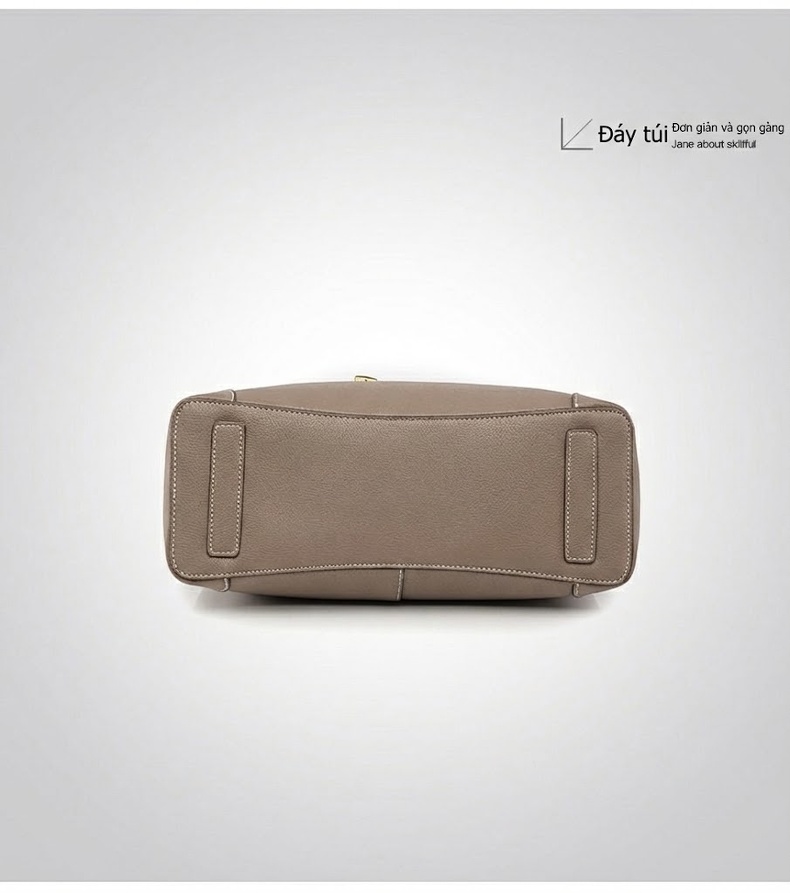 Túi Tote Nữ Da Mờ Đựng Laptop Công Sở Thời Trang Màu Nâu, Đỏ chi tiết 22