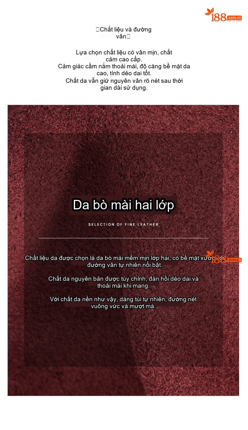 Túi Tote Nữ Da Mờ Hai Tầng Đựng Vừa A4 Công Sở Phong Cách Cổ Điển Màu Đỏ Rượu Vang, Nâu chi tiết 9
