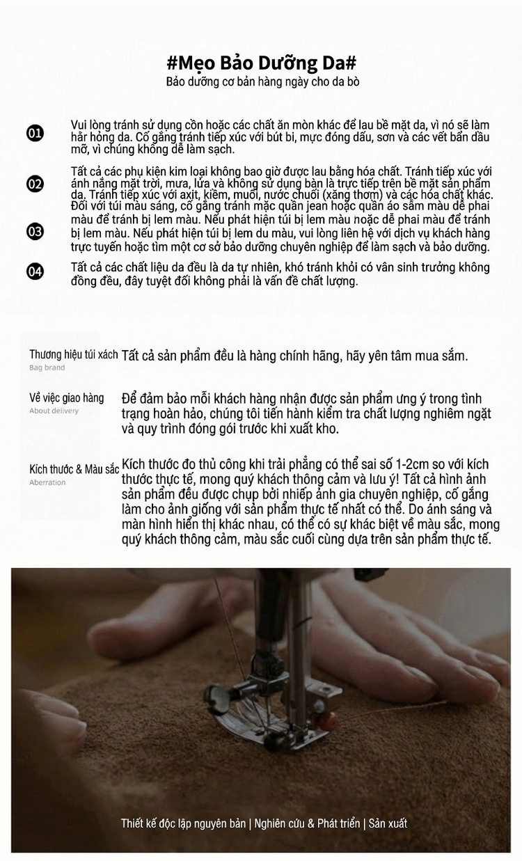 Túi Tote Nữ Da Mờ Sức Chứa Lớn Đeo Vai, Đeo Chéo Thiết Kế Tối Giản Màu Be, Đen, Trắng chi tiết 19