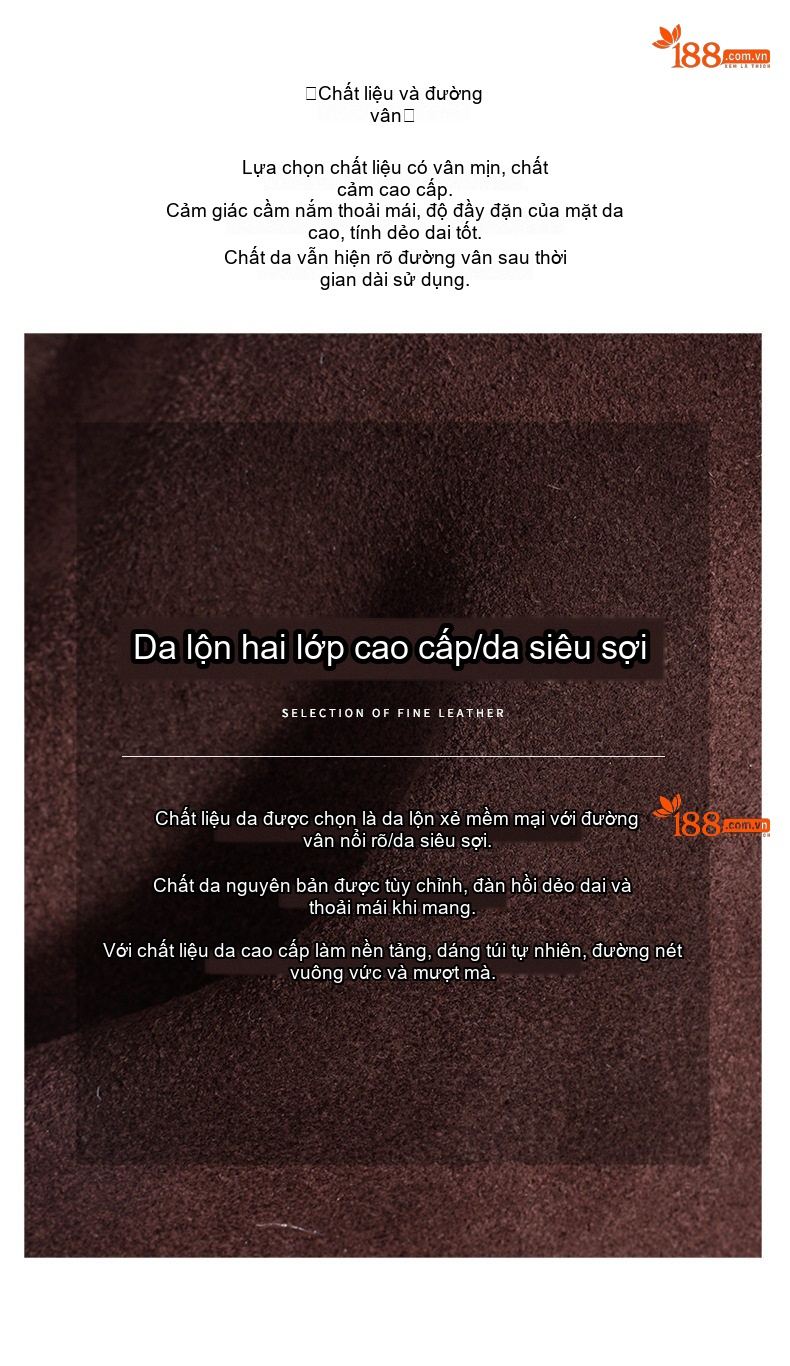 Túi Tote Nữ Da Mờ Sức Chứa Lớn Phong Cách Hàn Quốc Màu Nâu chi tiết 12