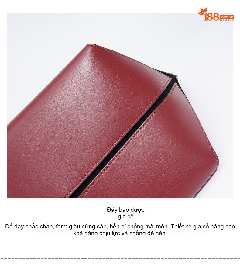 Túi Tote Nữ Đa Năng Kiểu Basket Bag Thiết Kế Đơn Giản Kèm Túi Con Màu Đỏ, Nâu chi tiết 20