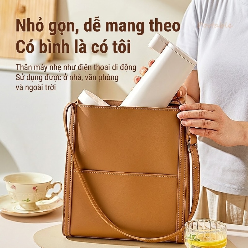 Túi Tote Nữ Da Thật Sức Chứa Lớn Đeo Vai Đi Làm Màu Nâu chi tiết 9
