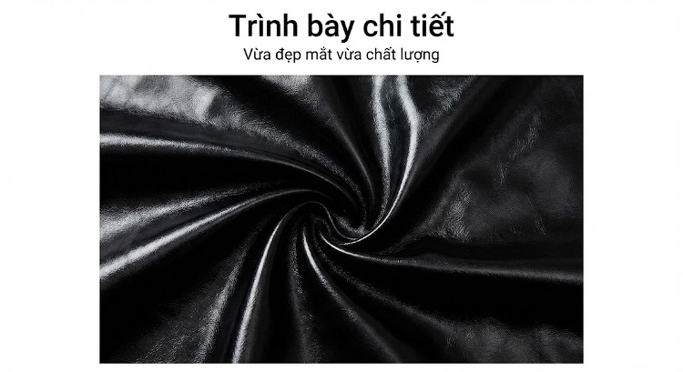 Túi Tote Nữ Da Thật Sức Chứa Lớn Đeo Vai Túi Kẹp Nách Kiểu Túi Đưa Thư Đeo Chéo Đi Làm Màu Đen chi tiết 14