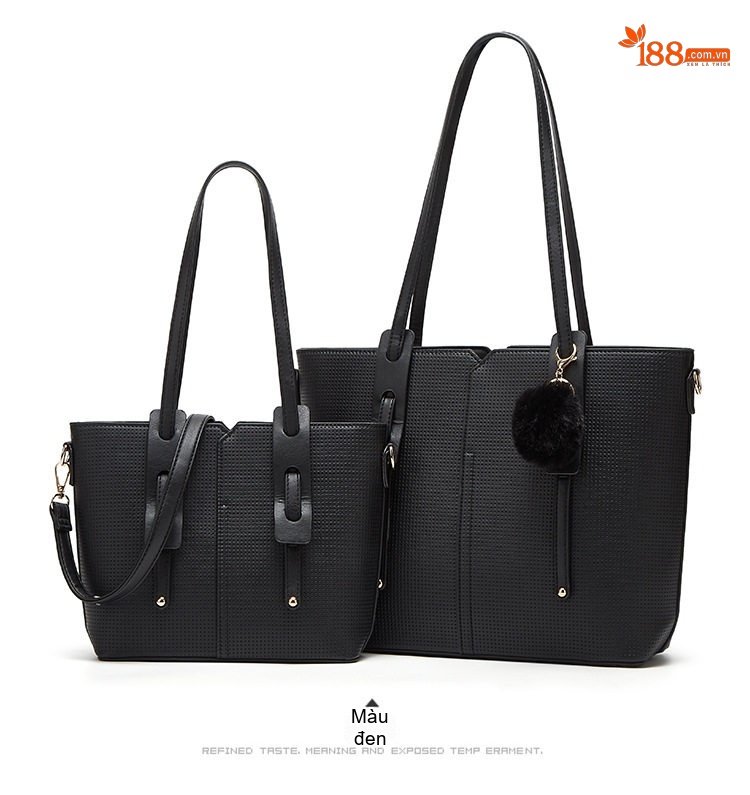 Túi Tote Nữ Đựng Laptop Công Sở Thời Trang Hàn Quốc Da Mờ Màu Xanh, Trắng, Đen, Nâu... chi tiết 7