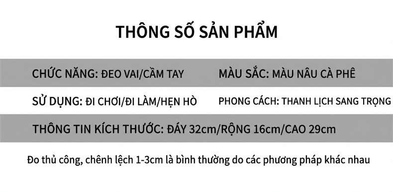Túi Tote Nữ Đựng Vừa A4, Túi Xách Nữ Đeo Vai Công Sở Họa Tiết chi tiết 7