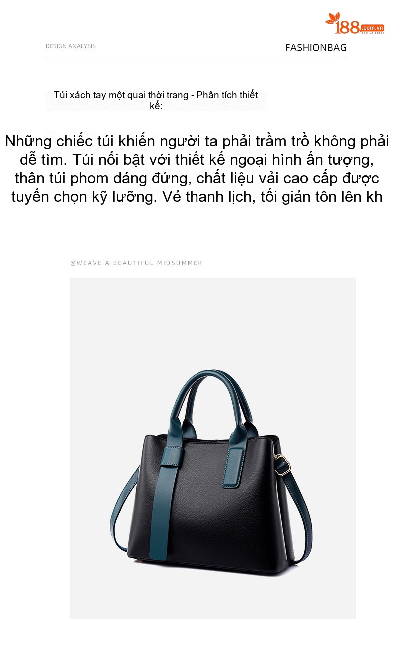 Túi Tote Nữ In Họa Tiết Retro Da Bóng, Túi Đeo Vai, Túi Xách Tay Công Sở Sức Chứa Lớn Màu Nâu, Đen chi tiết 2