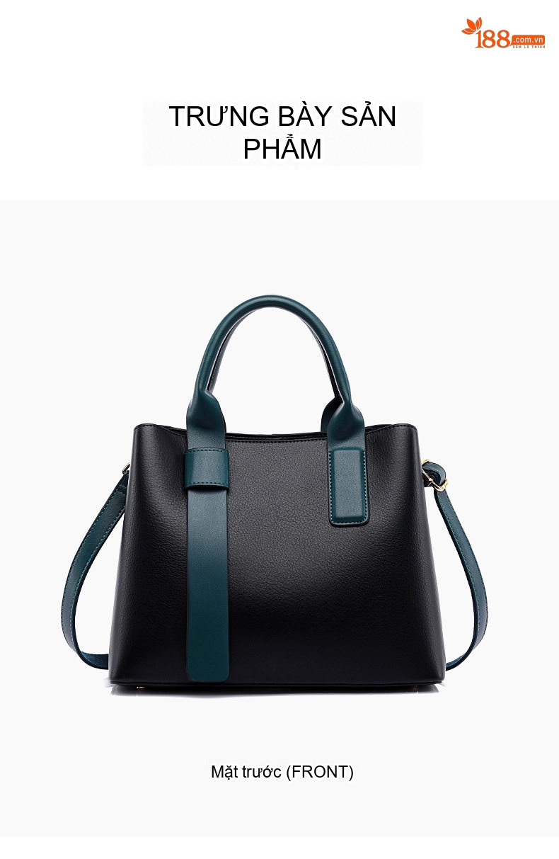 Túi Tote Nữ In Họa Tiết Retro Da Bóng, Túi Đeo Vai, Túi Xách Tay Công Sở Sức Chứa Lớn Màu Nâu, Đen chi tiết 15